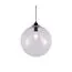 Kink Light 07562-25,21 Подвес Меркурий прозрачный (с черными креплениями и проводом) d25 h200 E27 1*40W