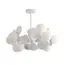 Kink Light 074160-10,01(01) Подвес Матиас белый d67 h50 G9 10*5W (Led лампы в комплекте, 4000K) (белый корпус, белые декор элементы)