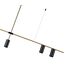 Kink Light 07621-4,19(20) Люстра Рия черный/бронза w126*6 h96/66/56 GU10 4*10W, изображение 3