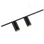 Kink Light 07621-3,19 Люстра Рия черный w126*6 h85/55/45 GU10 3*10W, изображение 3