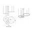 Kink Light 08246,36PA Подвес диммируемый Лаура латунь d40+60+80 h150 Led 110W (3000K) с пультом ДУ, изображение 2