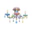 Kink Light 074175-5 Люстра Астрид мультиколор d58 h43 E14 5*40w
