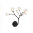 Kink Light 07521-9,19(21) Настенный светильник Ветта черный (прозрачные плафоны) d42 h38 G4 9*2W (Led лампы в комплекте, 4000K)