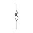 Kink Light 08418C-80L,19(3000K) Бра Велле черный (левое) w13*8 h80 Led 28W (3000K)