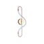 Kink Light 08040-L,33 Настенный светильник Далия золото w23*9 h59 Led 15W (3000K)