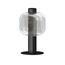 Kink Light 07710-T,19(21) Настольная лампа Гефо черный/прозрачный d26 h41 E27 1*40W