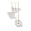 Kink Light 07545-4 (3A),21 Подвес Галла прозрачный d78 h210 Led 42W (3000K), изображение 2