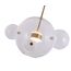 Kink Light 07545-4,21(36) Подвес Галла прозрачный (цвет корпуса латунь) w40*45 h200 Led 14W (3000К), изображение 3