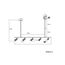 Kink Light 07615-5,19 Люстра Кайко черный w120*15 h70 GU10 5*10W, изображение 4