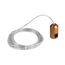 Donolux Power Connector H3000 BBr DL20226 Donolux Magnet Modular System «CODE 1.2», адаптер с подводом питания, длина провода 3000 мм, темная, изображение 3
