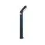 Kink Light 09200-F,16(05) Светильник уличный серый с солнечной батареей w10*24 h80 Led 10W (3000K) Декоративная подсветка синий.