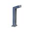 Kink Light 09207-F,16(05) Светильник уличный серый с солнечной батареей w15*7,5 h80 Led 6W (4000K) Декоративная подсветка синяя., изображение 2
