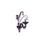 Donolux W110188/1violet Бра из стекла, 1 рожок