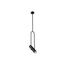 Donolux S111022/1black Donolux Modern Soho подвес, диам 6 см, выс макс 150 см, 1хGU10 9W, цвет арматуры черный