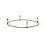 Donolux DL20225D800B B.Bronze Donolux Magnet Modular System «CODE 1.2», D800хH135 мм, DC24V, круглое основание для модульных свети, изображение 3
