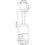 Donolux Single Stand B DL20224 Donolux Magnet Modular System «CODE 1.2», стойка с одиночным фиксатором, H95 мм,  черный, изображение 4