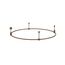 Donolux DL20225D800B B.Bronze Donolux Magnet Modular System «CODE 1.2», D800хH135 мм, DC24V, круглое основание для модульных свети