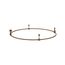 Donolux DL20225D800A B.Bronze Donolux Magnet Modular System «CODE 1.2», D800хH95 мм, DC24V, круглое основание для модульных светил, изображение 3
