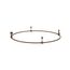 Donolux DL20225D800A B.Bronze Donolux Magnet Modular System «CODE 1.2», D800хH95 мм, DC24V, круглое основание для модульных светил