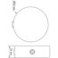 Donolux Base DL20751Brass Основание для бра CASCATA, D60xH25 мм, латунь, изображение 4