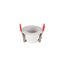 Donolux Recessed mounting 2W Встраиваемое основание с бортиком LIGHT WAVE, D50xH29 мм, монтажный диаметр D45 мм, металл, белый, изображение 3