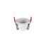 Donolux Recessed mounting 2W Встраиваемое основание с бортиком LIGHT WAVE, D50xH29 мм, монтажный диаметр D45 мм, металл, белый