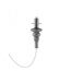 Donolux Glass DL20751 Smoky Brass Декоративный стеклянный элемент дымчатый CASCATA, D105xH250 мм, с патроном 1хЕ14 40Вт макс. (латунный напатронник, металл), прозрачный провод 2000 мм