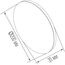 Donolux Panel DL20781B200 Декоративная панель для Base DL20781,  D200*W35мм, IP20, черный, изображение 6