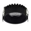 Donolux DL20761R10W1BTriac Светильник встраиваемый CRATER, 10W, 876Lm, 3000K, D82хH40мм, IP20, черный, изображение 3