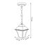 Elektrostandard a043115 GL 1009H Светильник садово-парковый Apus H черное золото (GL 1009H), изображение 3