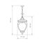 Elektrostandard a027997 GLYF-8024H Светильник садово-парковый черное золото, изображение 3