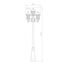 Elektrostandard a025298 Cassiopeya F/3 Светильник садово-парковый черное золото, изображение 2
