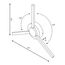 Elektrostandard a040501 1665 TECHNO LED Светильник садово-парковый со светодиодами LEVER белый, изображение 8