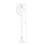 Elektrostandard a038484 GL 3002F Светильник садово-парковый Talli F брауни, изображение 5