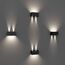 Elektrostandard a057136 35137/W Светильник садово-парковый со светодиодами WINNER DOUBLE LED черный, изображение 3