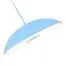 ST LUCE SL6128.703.01 Светильник подвесной ST-Luce Голубой/Голубой LED 1*24W 3000K, изображение 2