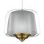ST LUCE SL6127.313.01 Светильник подвесной ST-Luce Латунь/Серый, Прозрачный LED 1*18W 3000K, изображение 2