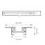 Lightstar 501028 Трек 2-контакт 1-фазный встраиваемый BARRA2м, ЧЕРНЫЙ МАТОВЫЙ (питание и заглушка в комплекте), изображение 2