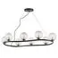 Lightstar 815287 Люстра BARI 8х10W(led) G9 ЧЕРНЫЙ МАТОВЫЙ/ЗОЛОТО