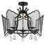 Lightstar 744057 Люстра CASTELLO 5х40W E14 ЧЕРНЫЙ/ЗОЛОТО