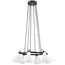 Lightstar 761160 Люстра ACROBATA 6х40W E14 ЧЕРНЫЙ/БЕЛЫЙ