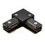 Lightstar 502127 Соединитель трековый однофазный BARRA L-образный ЧЕРНЫЙ