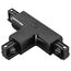 Lightstar 504137 Соединитель трековый трехфазный BARRA T-образный ЧЕРНЫЙ