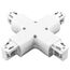 Lightstar 504146 Соединитель трековый трехфазный BARRA X-образный БЕЛЫЙ