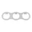 Lightstar 214636 Рамка DOMINO Triple ROUND МR16 БЕЛЫЙ