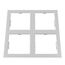 Lightstar 214546 Рамка DOMINO QUADRO 2х2 MR16 БЕЛЫЙ