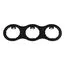 Lightstar 214637 Рамка DOMINO Triple ROUND МR16 ЧЕРНЫЙ