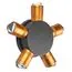 Lightstar 380653 Светильник DITO 5х1W LED 550LM G ЧЕРНЫЙ/ЗОЛОТО 4000K