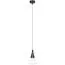 Lightstar 757017 Люстра CONE 1х40W GU10 ЧЕРНЫЙ МАТОВЫЙ/ПРОЗРАЧНО-МАТОВЫЙ