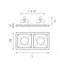 Lightstar D5270606 Светильник DOMINO QUADRO МR16 (214527+214506+214506), изображение 2